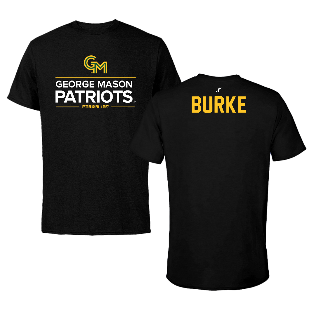 George Mason University Swimming & Diving Black General Performance Tee - Emma Burke