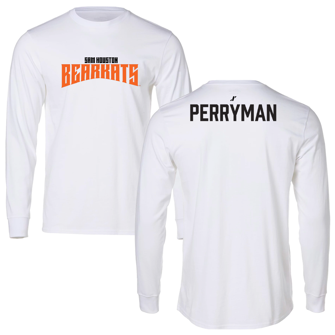 Sam Houston State University TF and XC White Classic Long Sleeve - Chloe Perryman