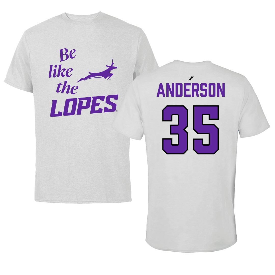 Grand Canyon University Baseball Light Gray Be Like Us Tee - #35 Dillon Anderson
