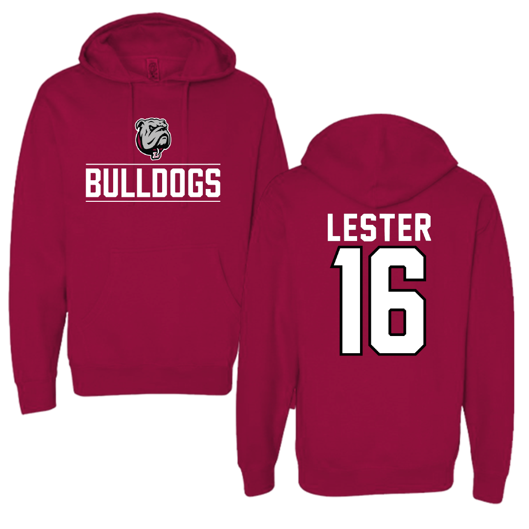 Dean College Softball Cardinal General Hoodie - #16 Ashley Lester