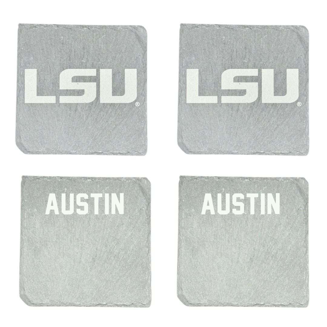 Louisiana State University TF and XC Stone Coaster (4 Pack)  - Malachi Austin