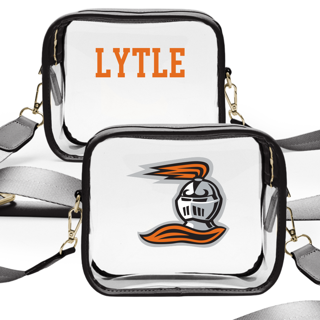 Heidelberg University TF and XC Black Clear Stadium Bag - Jax Lytle