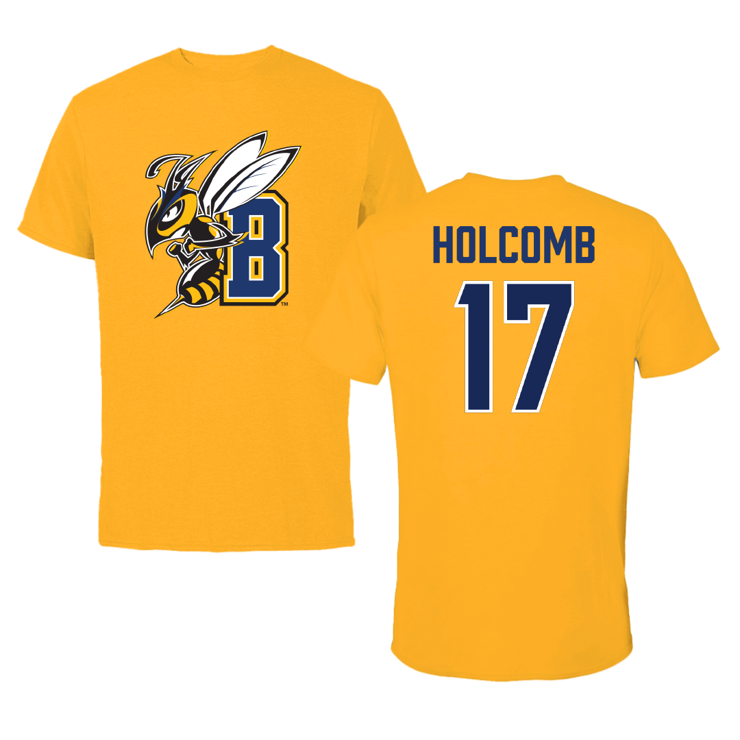 Montana State University Billings Volleyball (W) Gold Tee - #17 Addison Holcomb