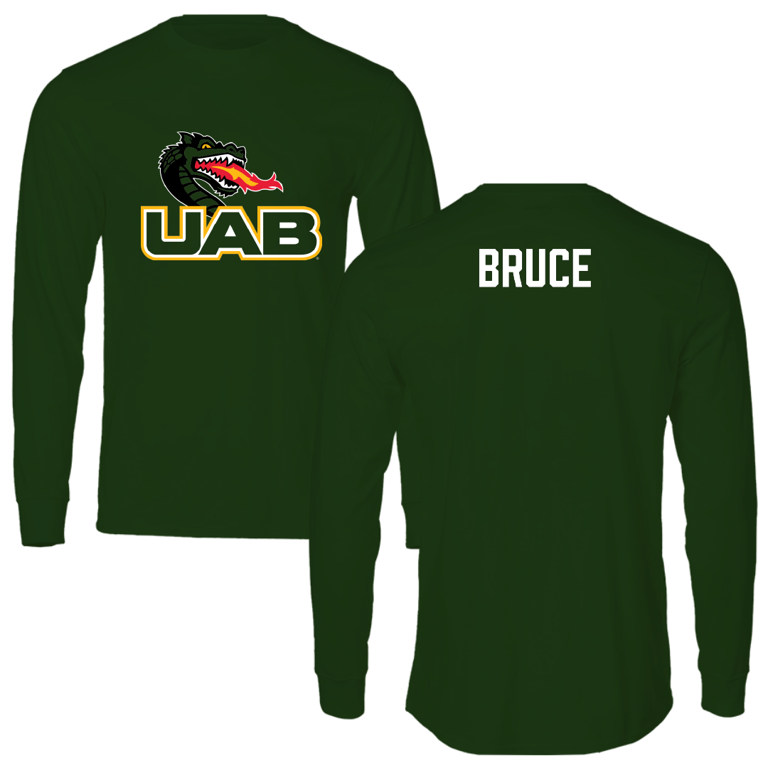 University of Alabama at Birmingham Golf Forest Green Long Sleeve - John Bruce