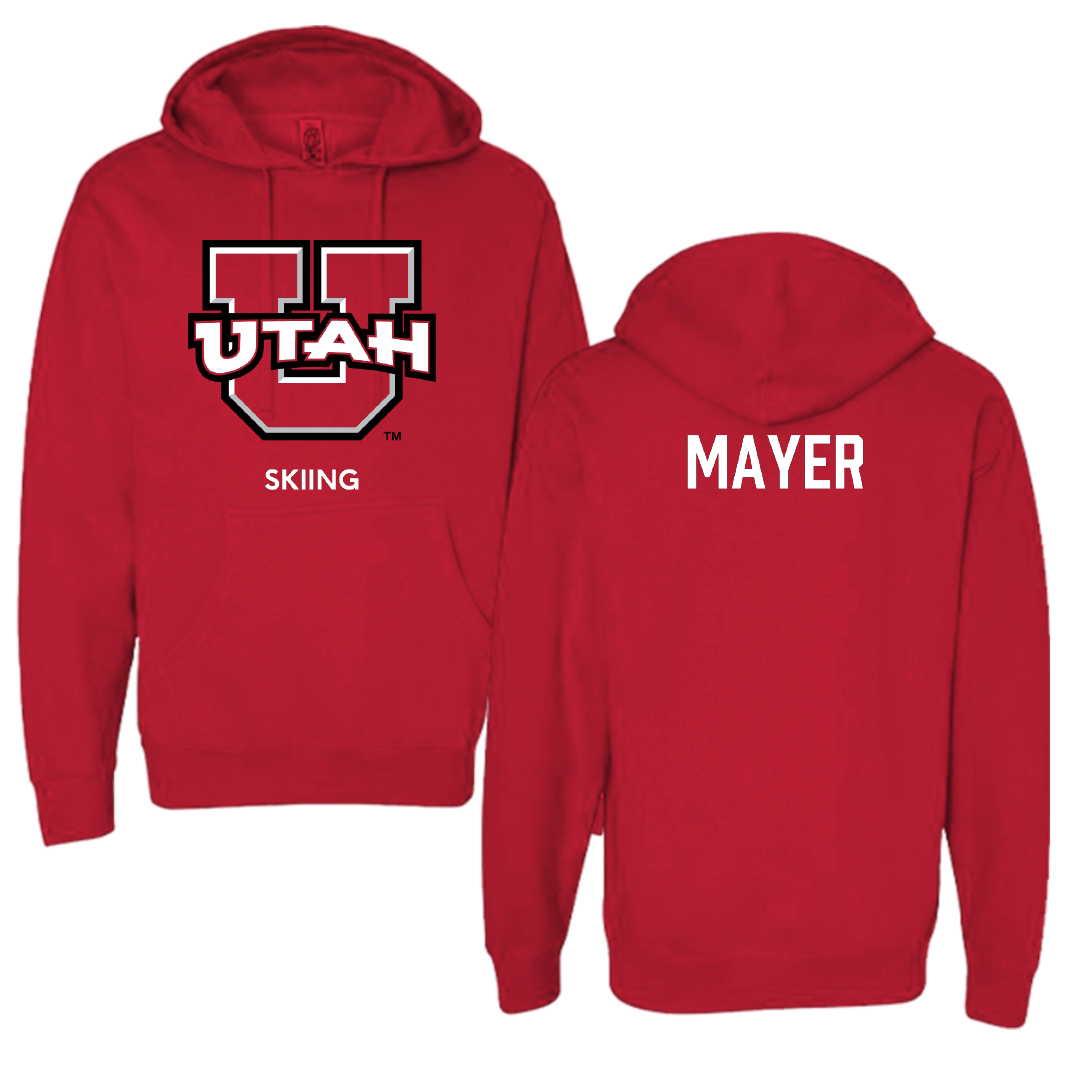 University of Utah Skiing Red Utes Hoodie - Celine Mayer