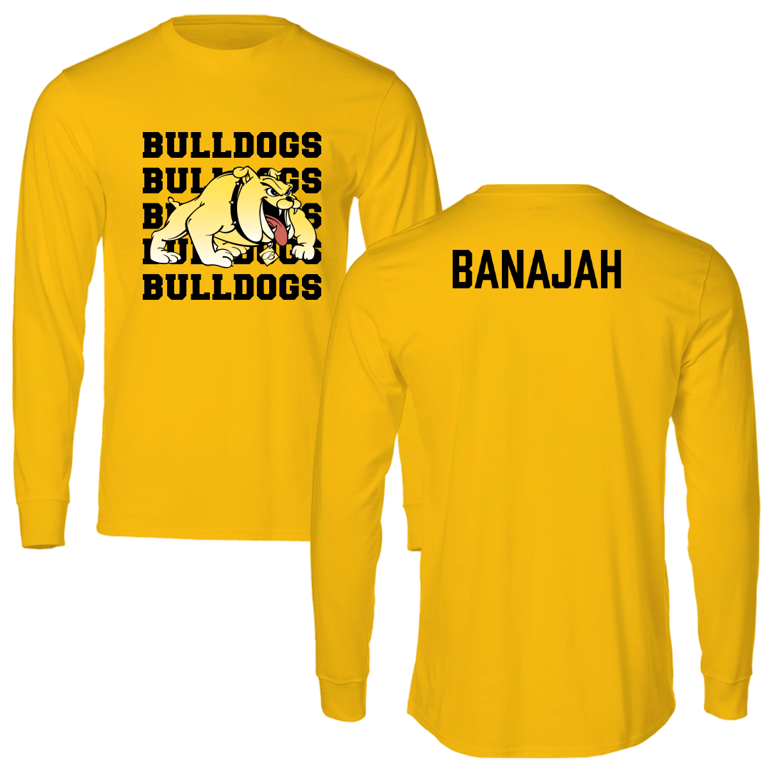 Bowie State University TF and XC Gold General Performance Long Sleeve - Isam Banajah