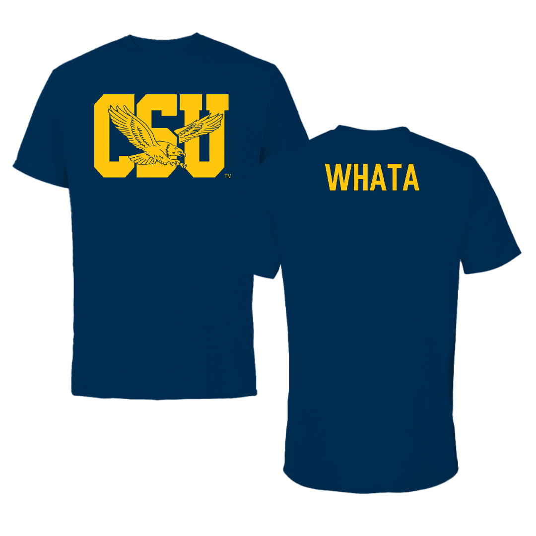 Coppin State University Tennis Navy Performance Tee - Tinashe Whata