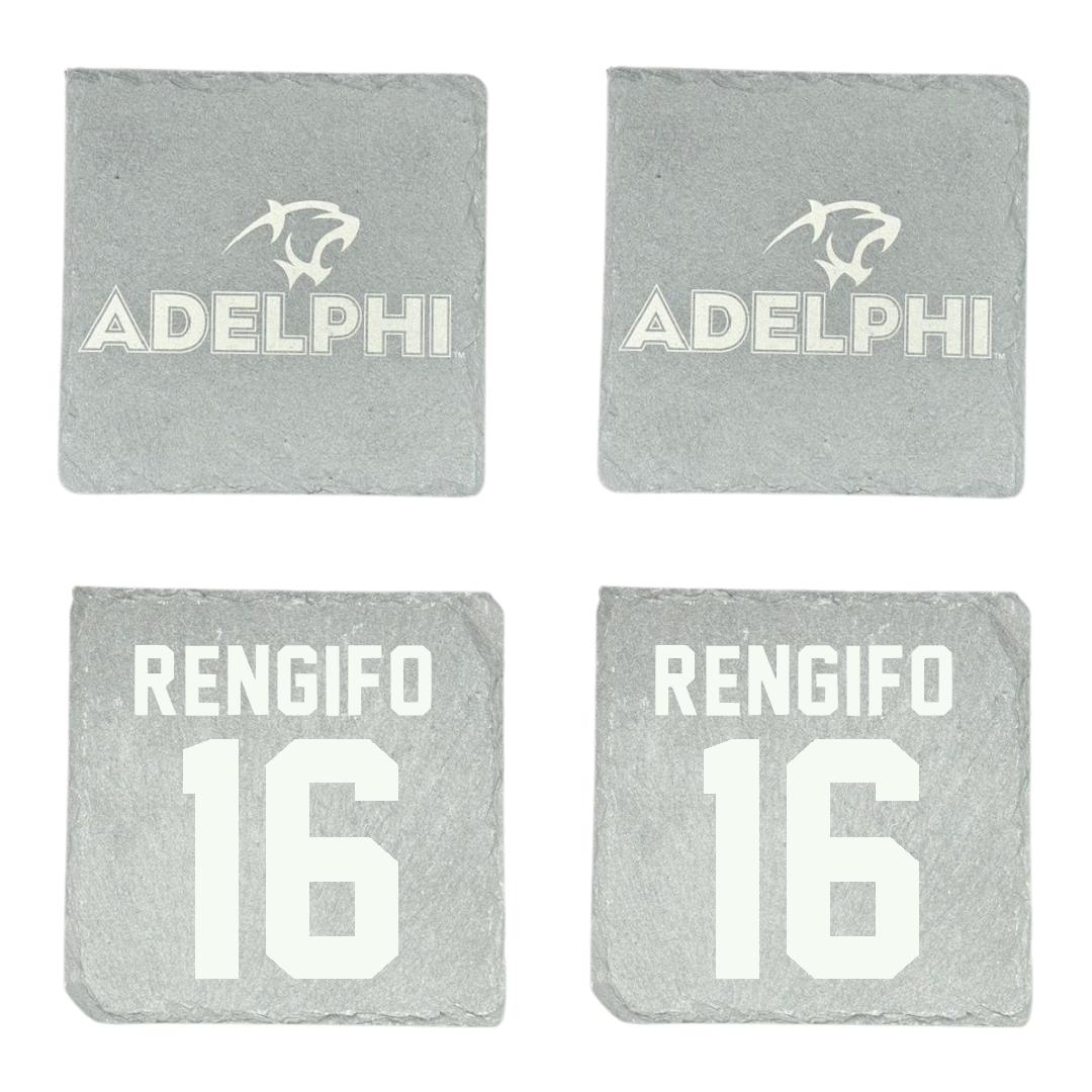 Adelphi University Baseball Stone Coaster (4 Pack)  - #16 Giancarlo Rengifo