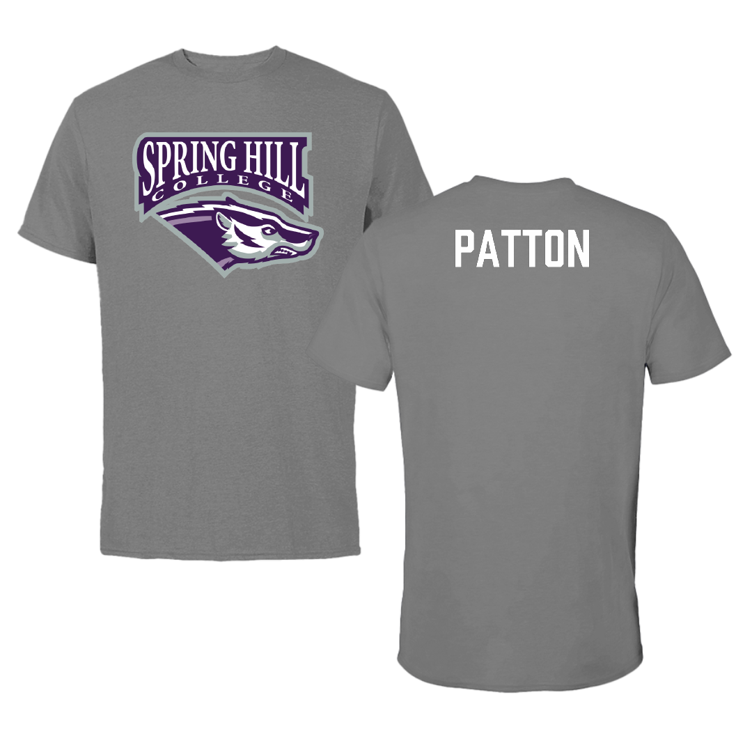 Spring Hill College Tennis (M) Dark Gray Tee - Evan Patton