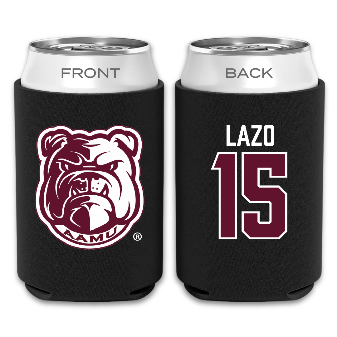 Alabama A&M University Baseball Black Can Cooler - #15 Charlie Lazo