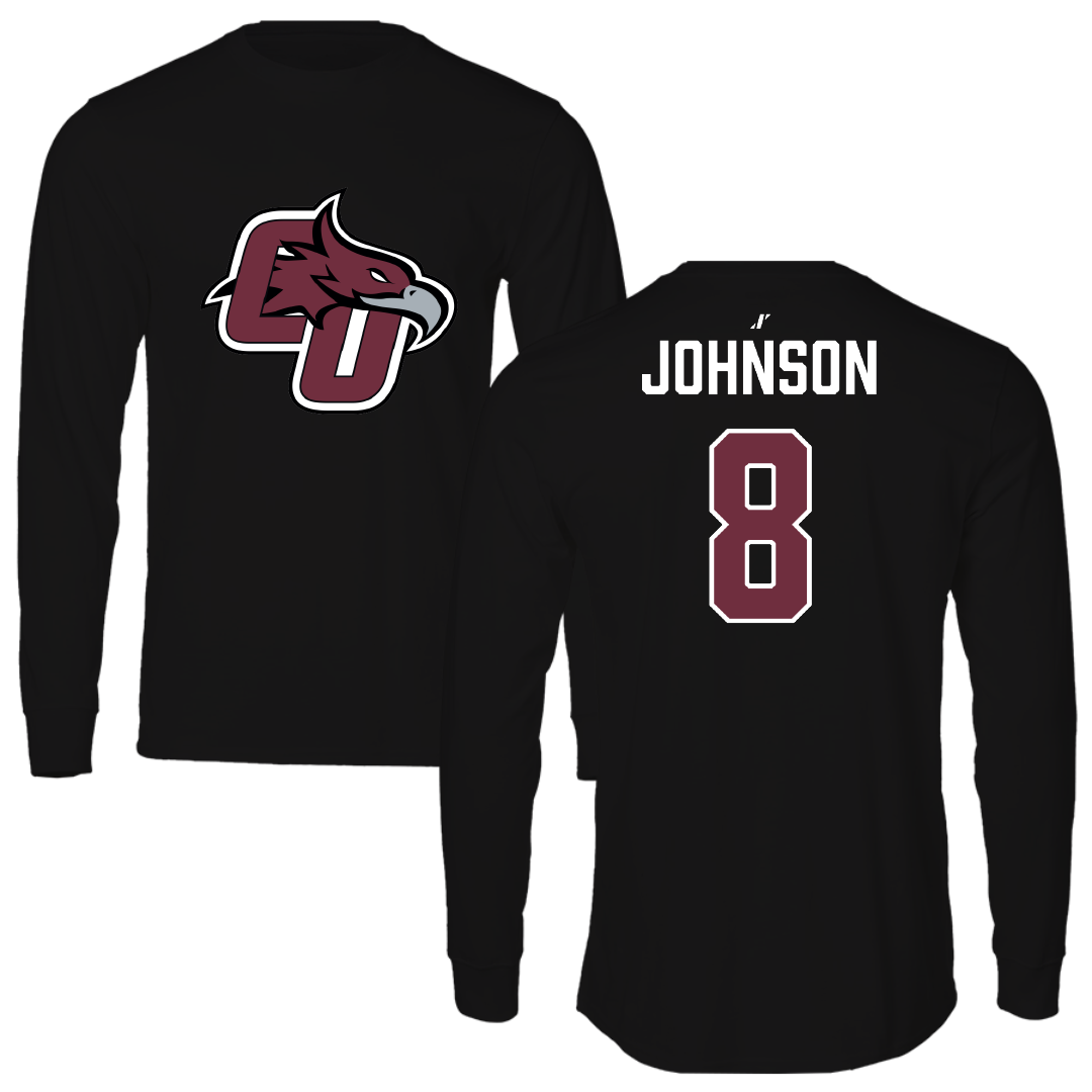 Cumberland University Football Black Long Sleeve - #8 Cannon Johnson