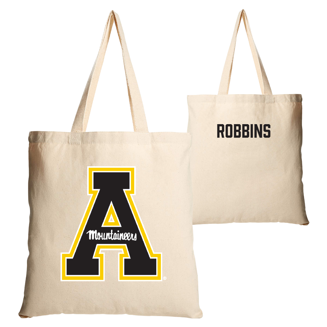 Appalachian State University TF and XC Tan Canvas Tote Bag - Brenden Robbins
