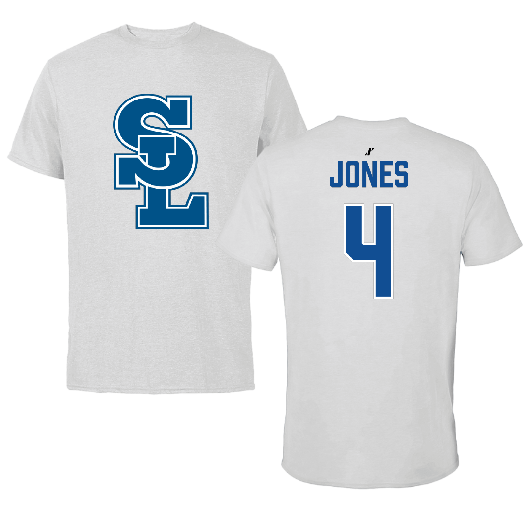 Salt Lake Community College Softball Light Gray Performance Tee - #4 Taylor Jones