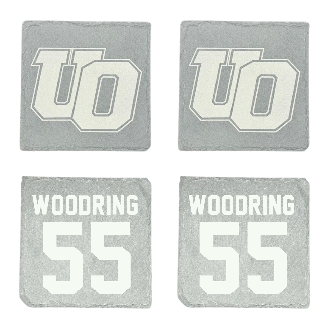 The University of Olivet Baseball Stone Coaster (4 Pack)  - #55 Ty Woodring