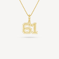Gold Presidents Pendant and Chain - #61 Mason Carnell