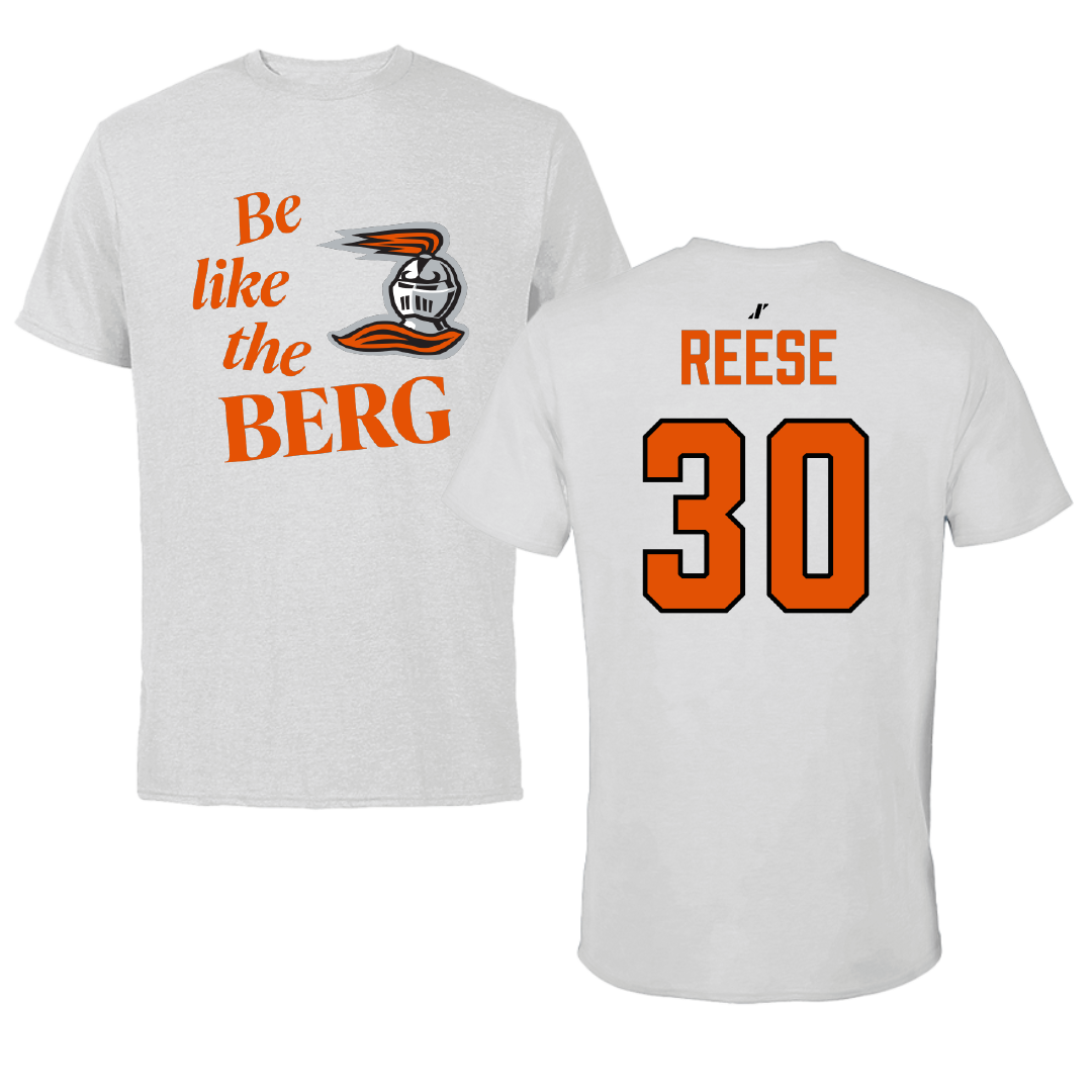 Heidelberg University Baseball Light Gray Be Like Us Tee - #30 Luke Reese
