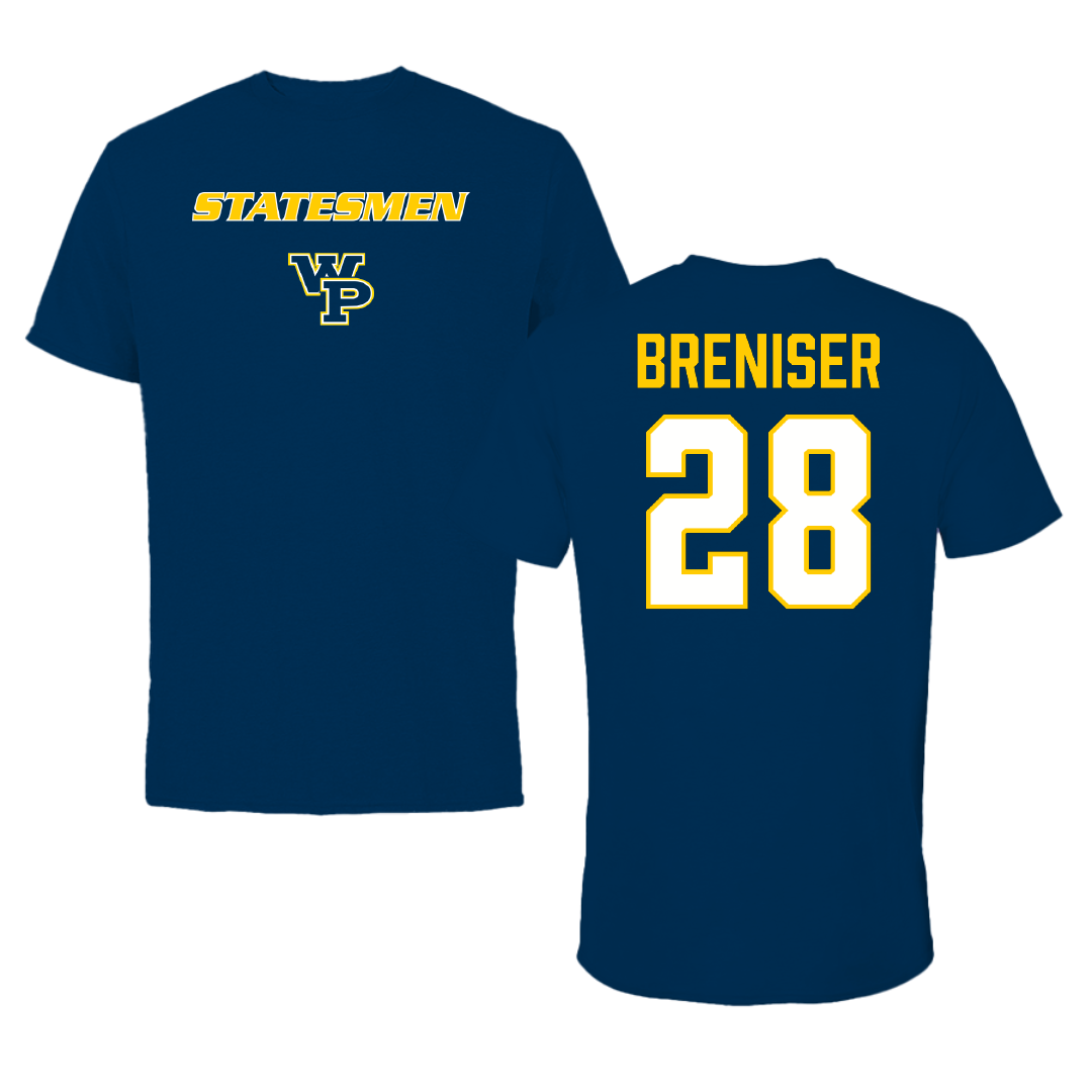 William Penn University Lacrosse (M) Navy Tee - #28 Everett Breniser