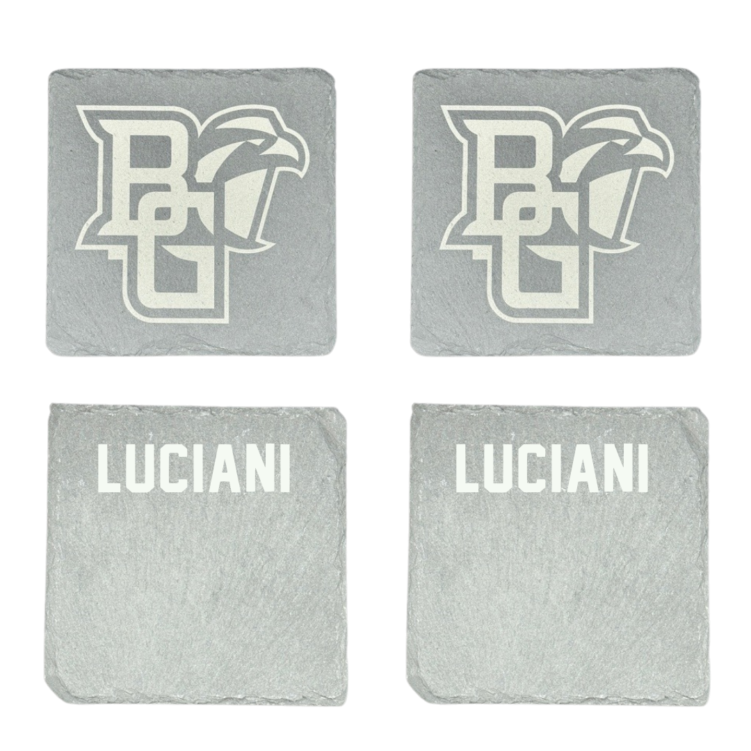Bowling Green State University Golf (M) Stone Coaster (4 Pack)  - Angelo Luciani