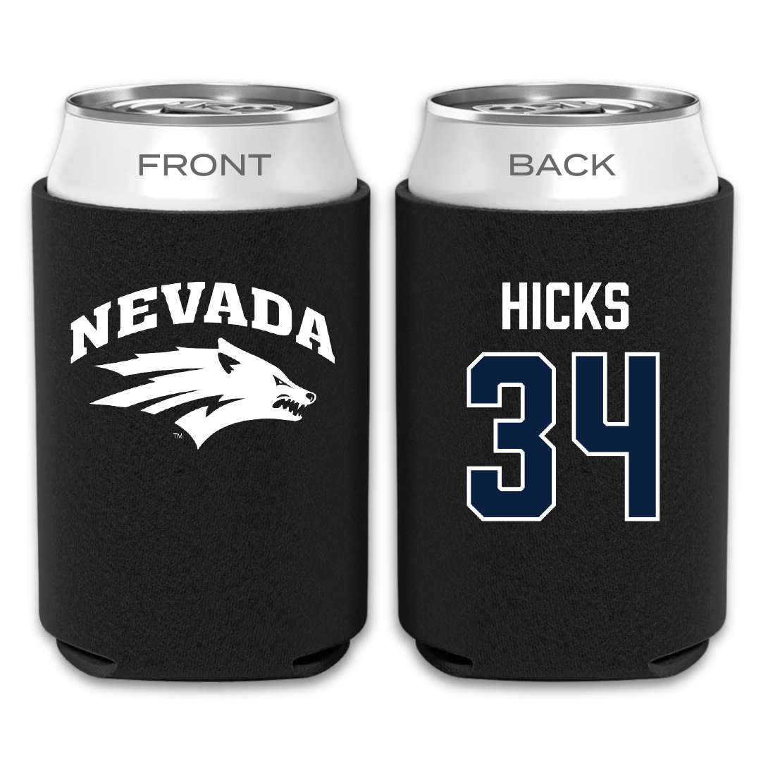 University of Nevada Basketball Black Can Cooler - #34 Kendra Hicks