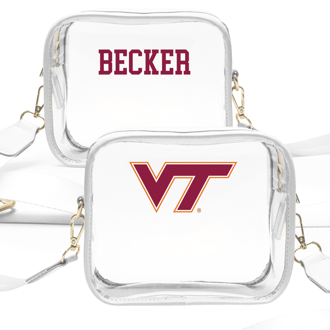 Virginia Tech Dance White Clear Stadium Bag - Sarah Becker