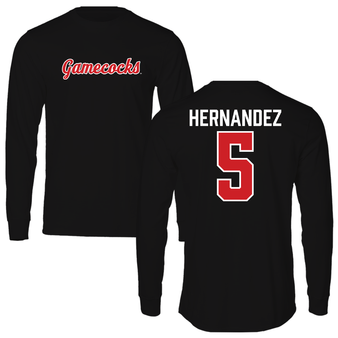 Jacksonville State University Baseball Black Long Sleeve - #5 Javon Hernandez