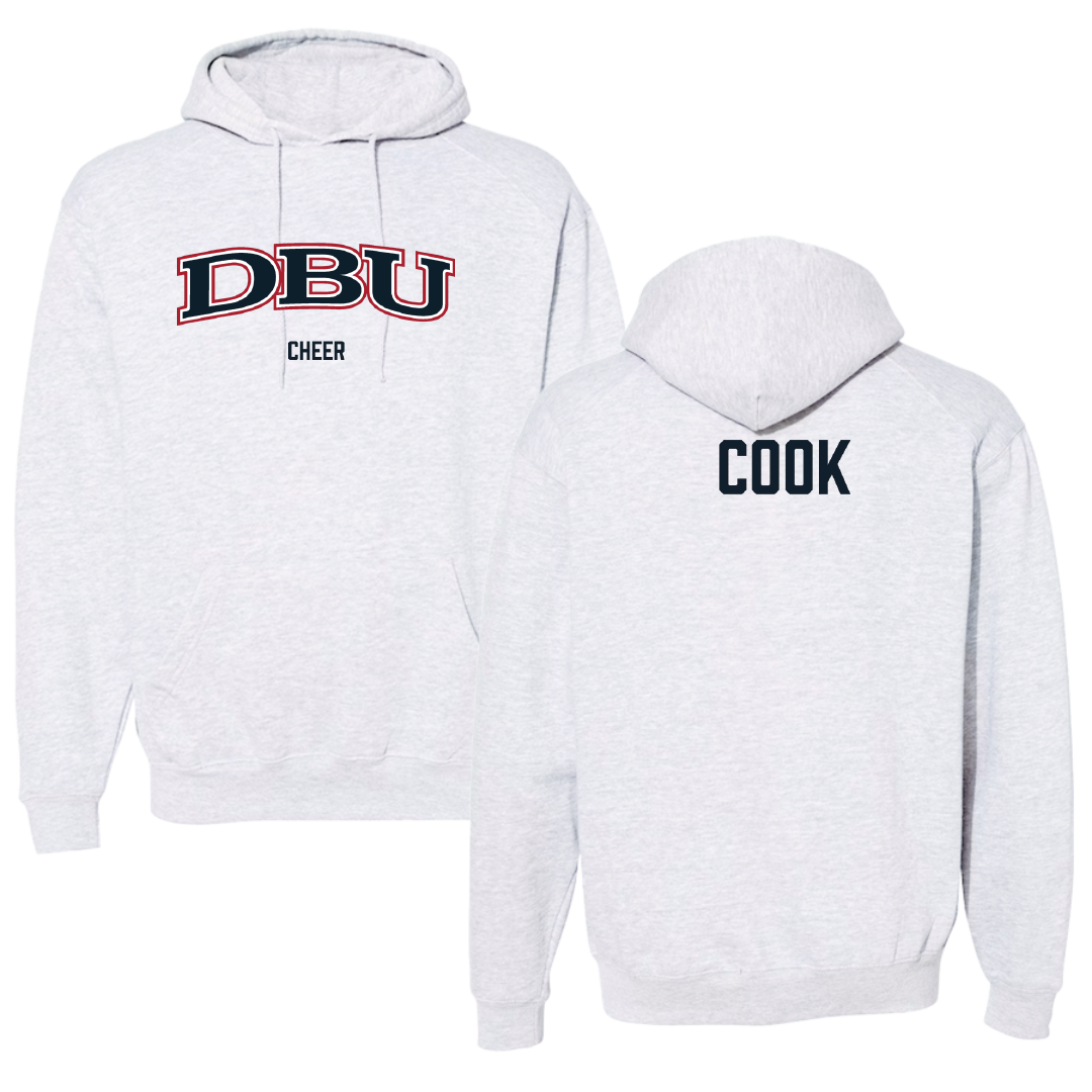 Dallas Baptist University Cheer Light Gray Hoodie - Janae Cook