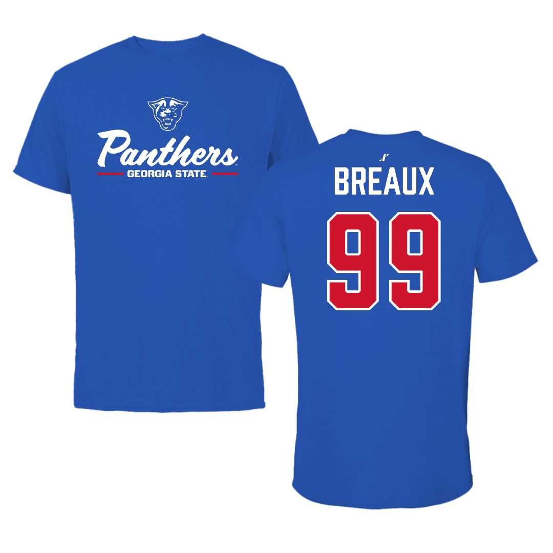 Georgia State University Softball Blue General Performance Tee - #99 Samantha Breaux