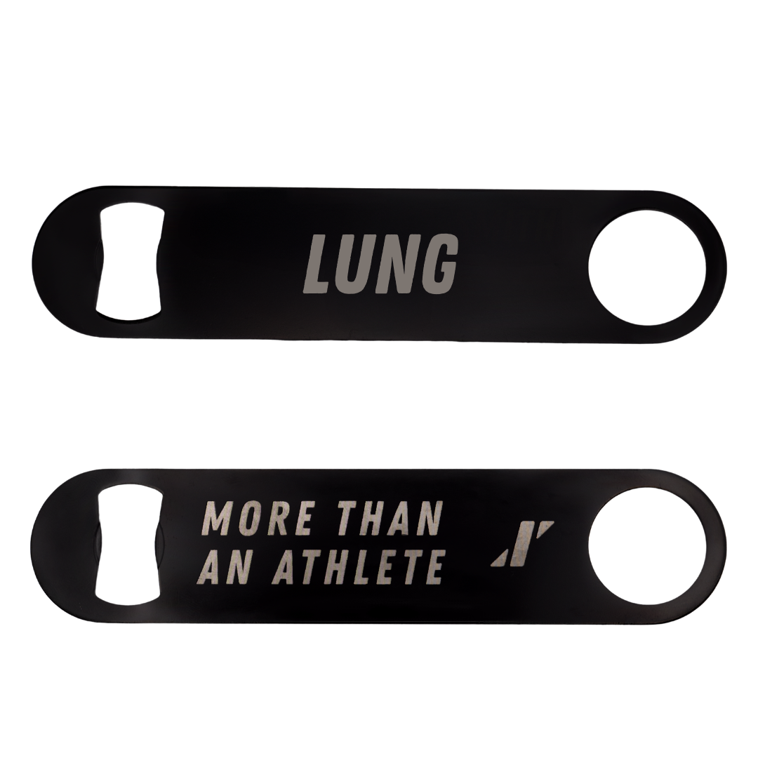 Brigham Young University Swimming & Diving Black Bottle Opener - Mackenzie Lung
