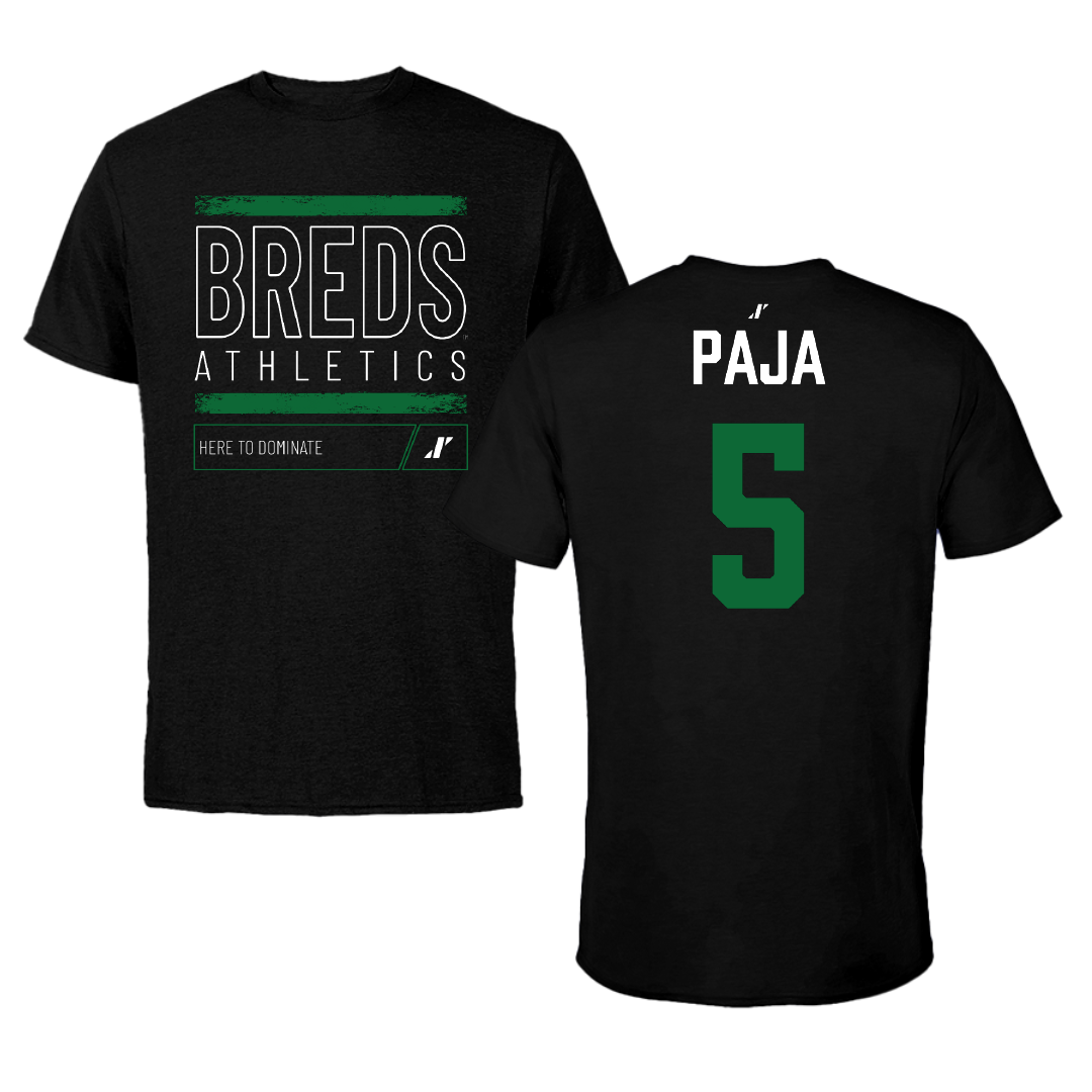Kentucky State University Volleyball (M) Black Dominate Performance Tee - #5 Raider Paja