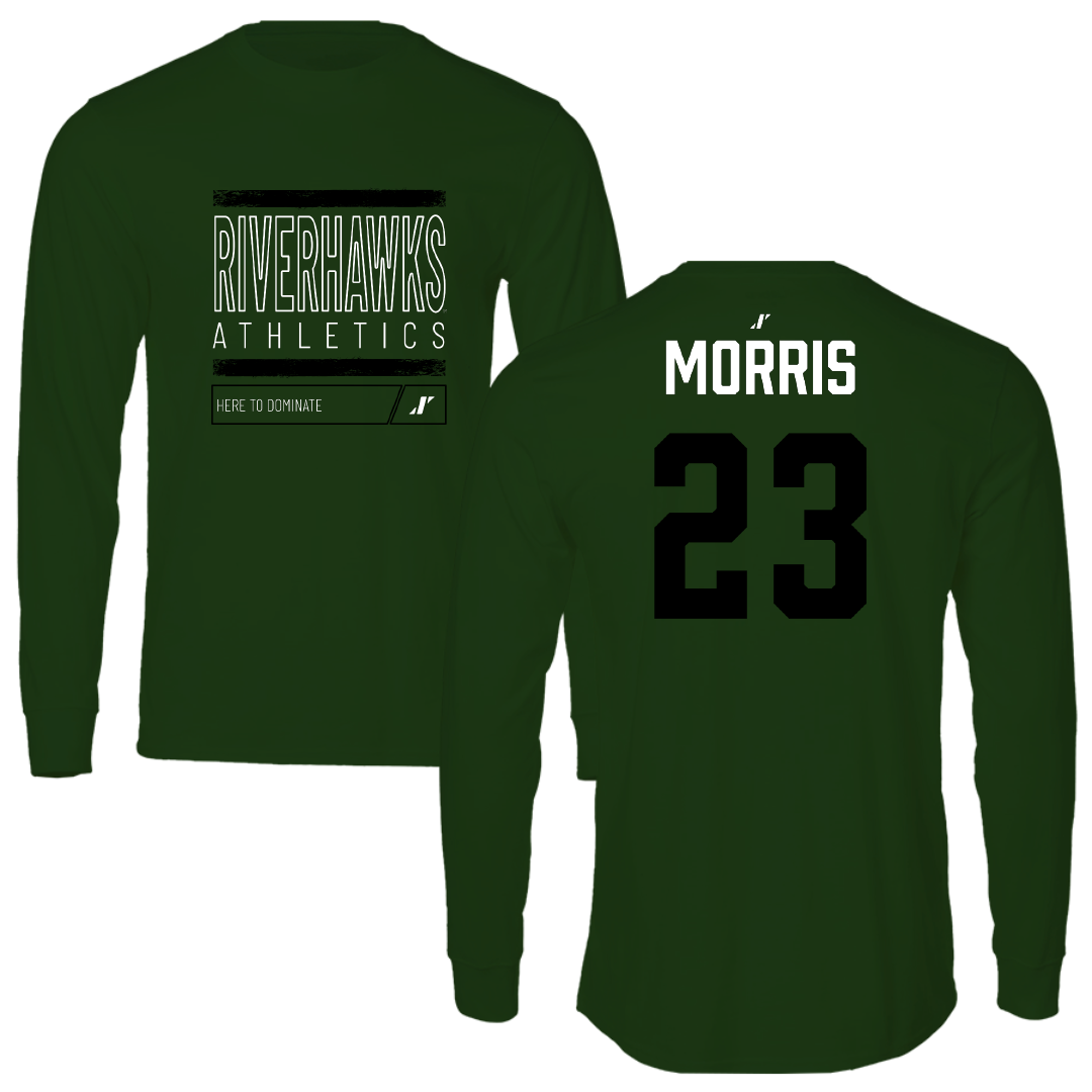 Northeastern State University Softball Forest Green Dominate Long Sleeve - #23 Annsleigh Morris