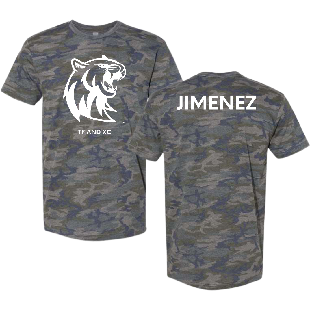 Rogers State University TF and XC Vintage Camo Tee - Aidan Jimenez