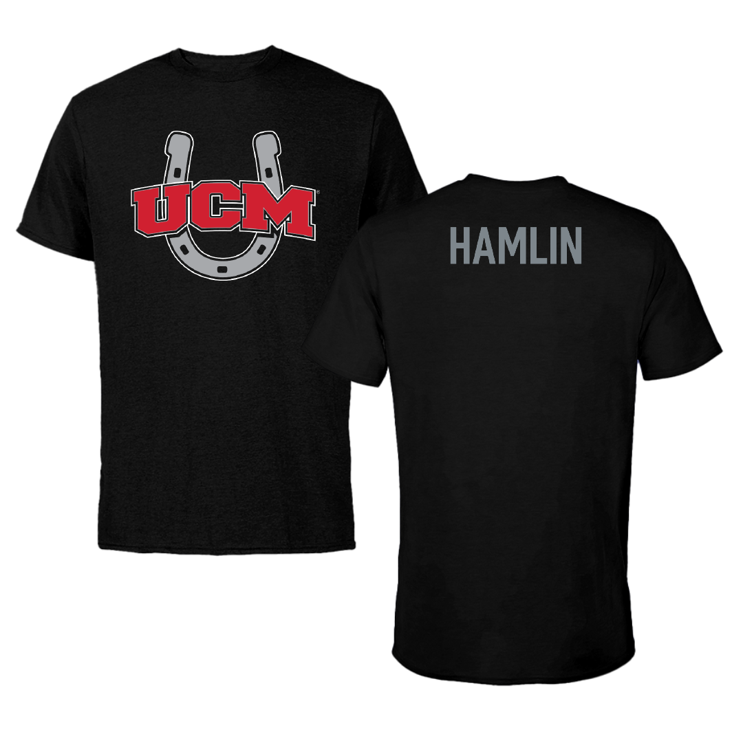 University of Central Missouri TF and XC Black Performance Tee - Kwyn Hamlin