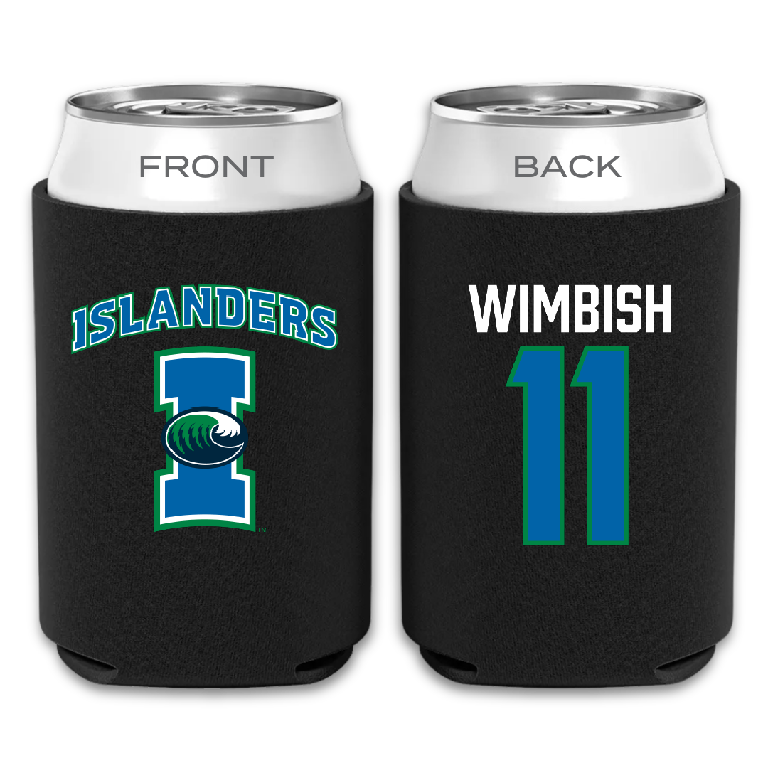 Texas A&M University-Corpus Christi Soccer Black Can Cooler - #11 Vanessa Wimbish