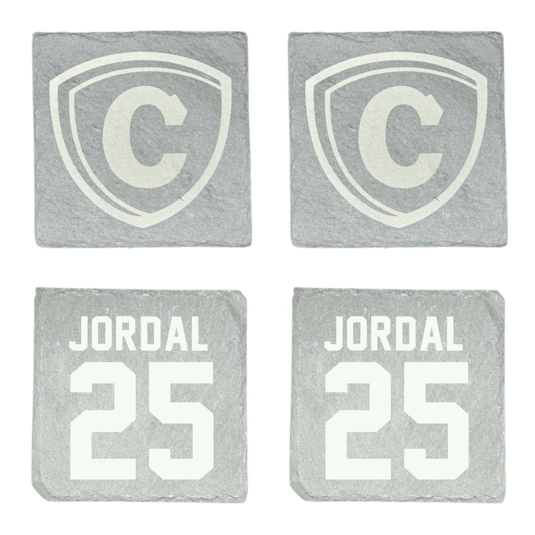 Carthage College Basketball Stone Coaster (4 Pack)  - #25 Brooke Jordal
