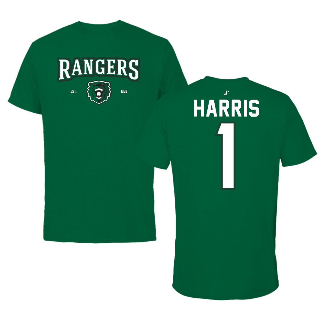 University of Wisconsin-Parkside Volleyball Green General Performance Tee - #1 Natalie Harris