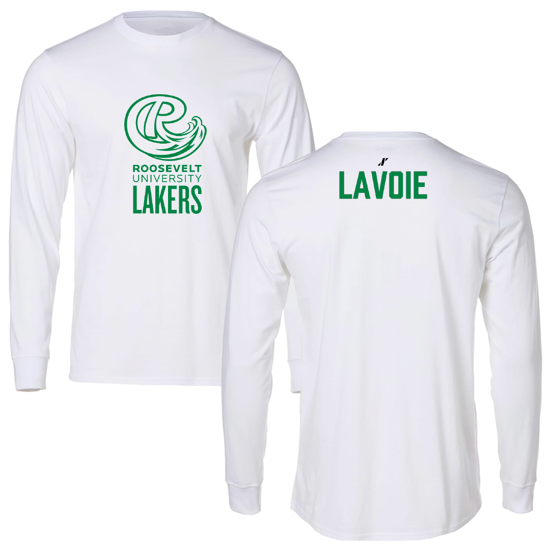 Roosevelt University Esports White Performance Long Sleeve - Kenneth Lavoie