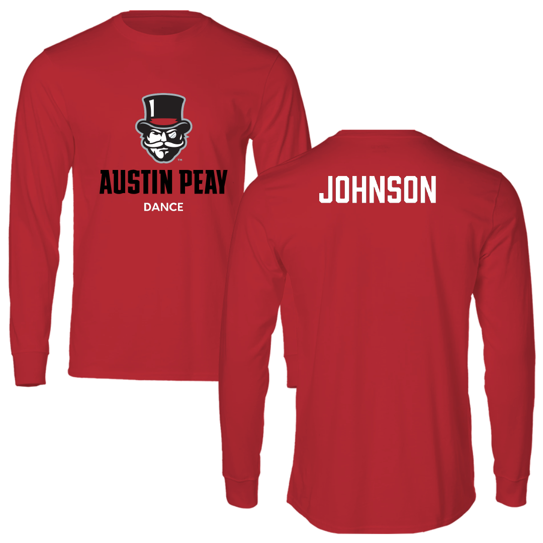 Austin Peay State University Dance Red Mascot Performance Long Sleeve - Bryleigh Johnson