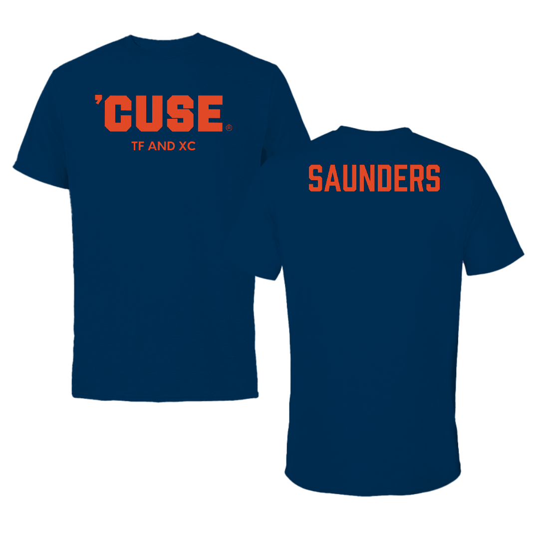 Syracuse University TF and XC Navy Performance Tee - Marissa Saunders