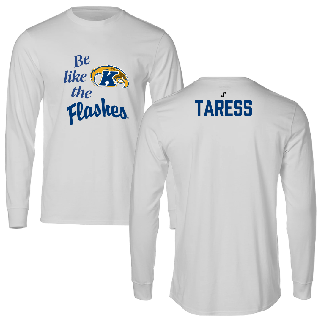 Kent State University TF and XC Light Gray Be Like Us Long Sleeve - Kyla Taress