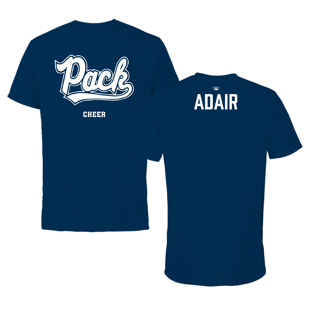 University of Nevada Cheer Navy Performance Tee - Amari Adair