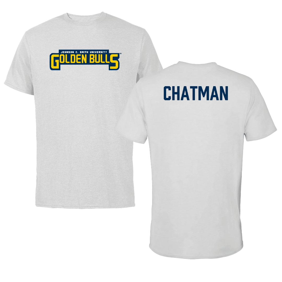 Johnson C. Smith University TF and XC Light Gray Performance Tee - Anthony Chatman