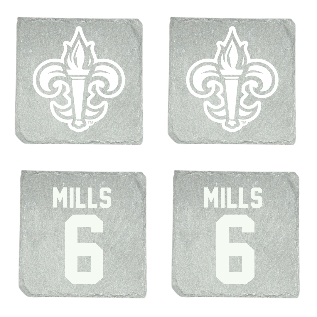Lurleen B. Wallace Community College Baseball Stone Coaster (4 Pack)  - #6 Jackson Mills