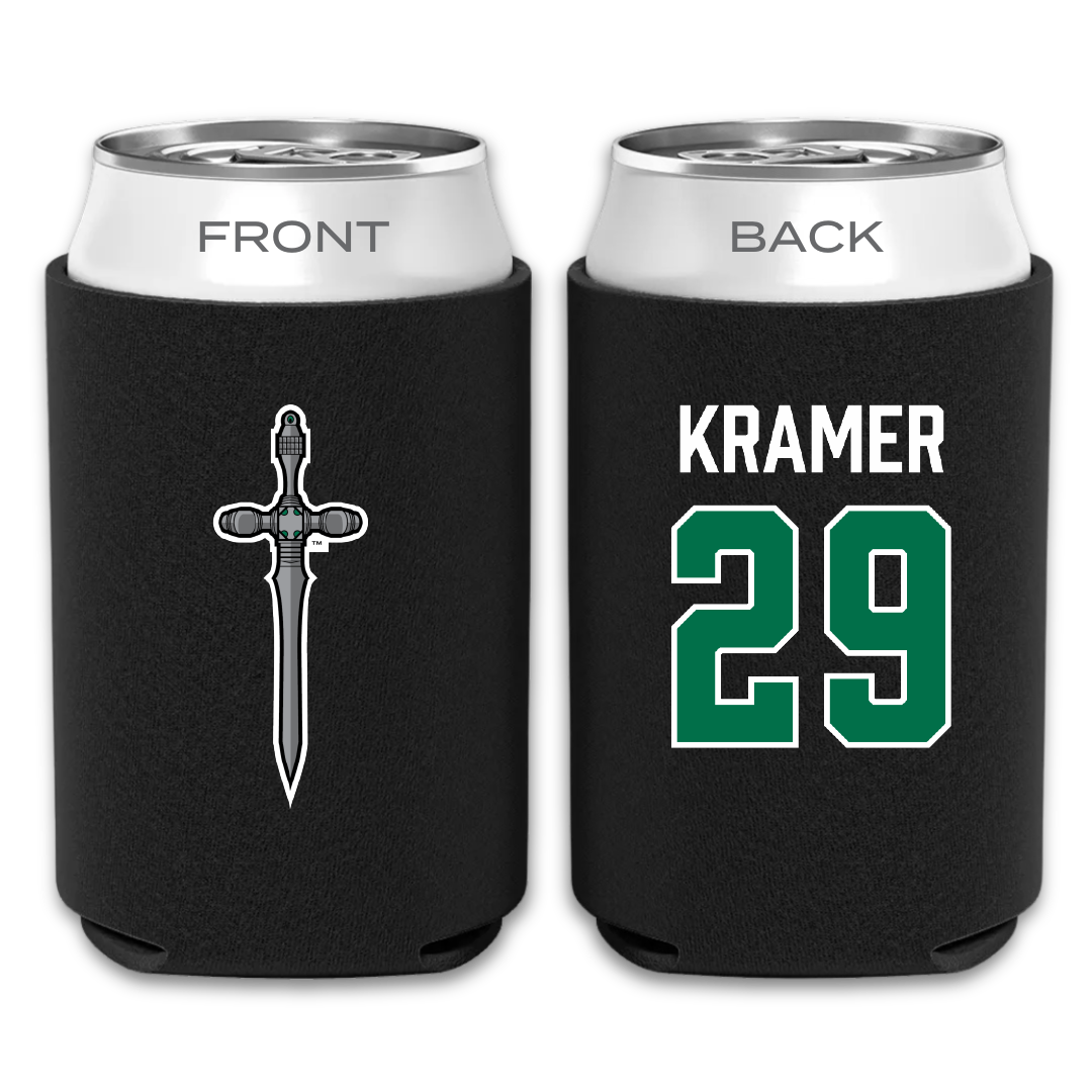 Wisconsin Lutheran College Baseball Black Can Cooler - #29 Malachi Kramer