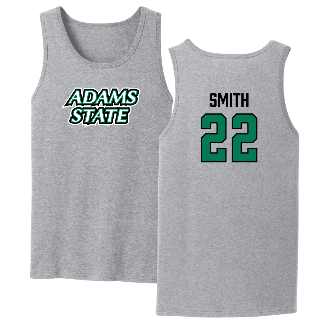 Adams State University Baseball Sport Gray Tank Top - #22 Tyler Smith