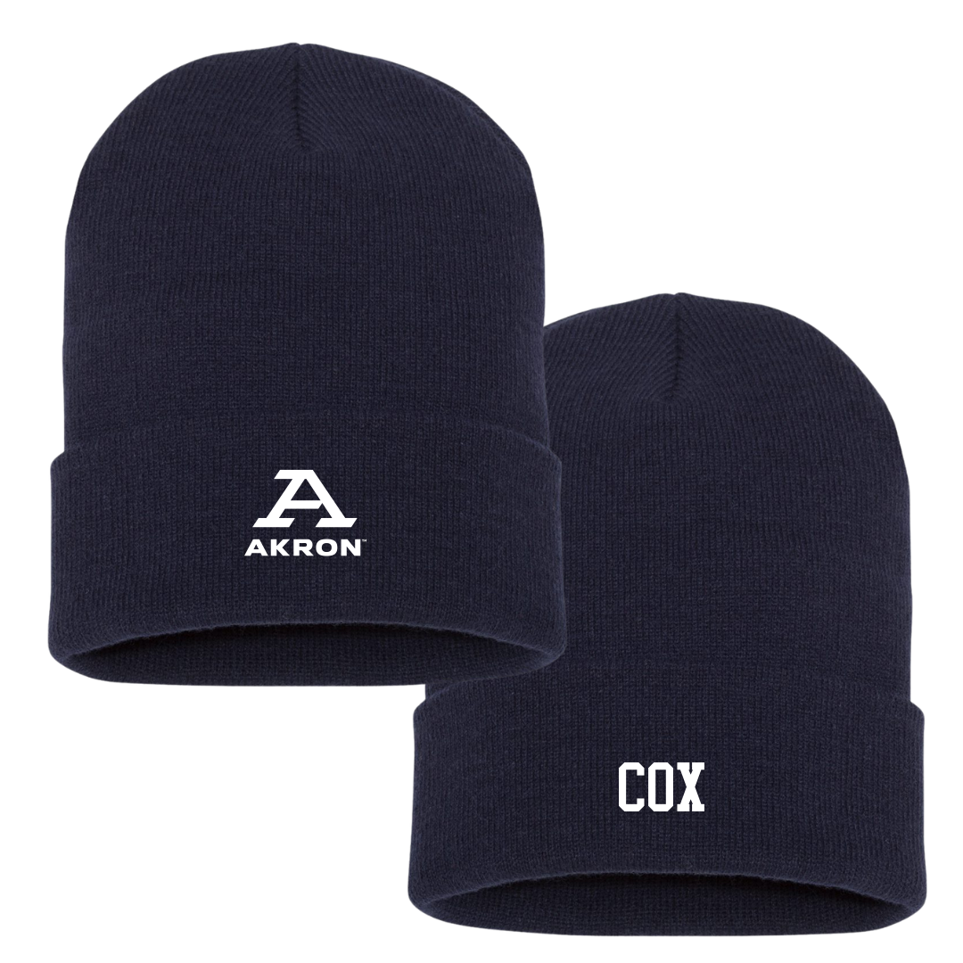University of Akron Swimming & Diving Navy Beanie - Claire Cox