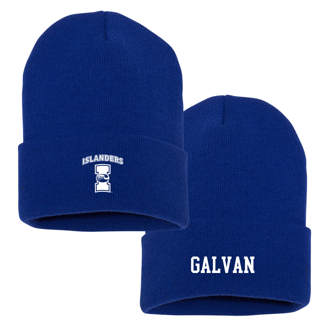 Texas A&M University-Corpus Christi Softball Blue Beanie - #22 Siarah Galvan
