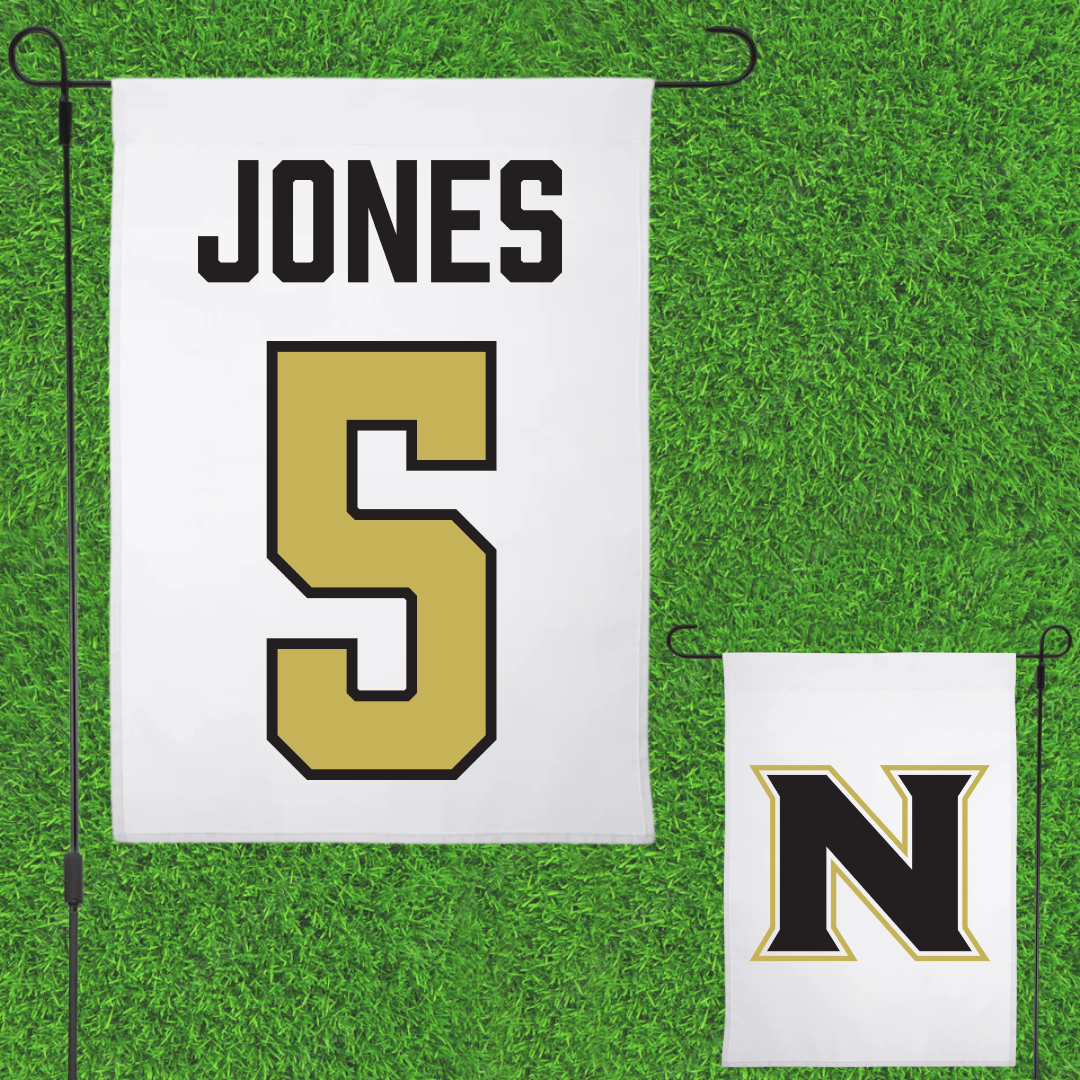 Northeastern Junior College Basketball (M) White Garden Flag - #5 Jakobe Jones