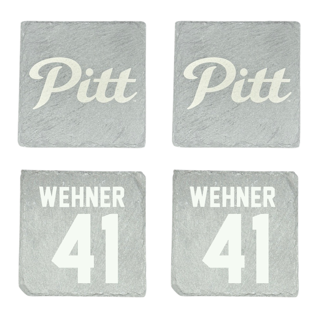 Pittsburg State University Football Stone Coaster (4 Pack)  - #41 Paxton Wehner