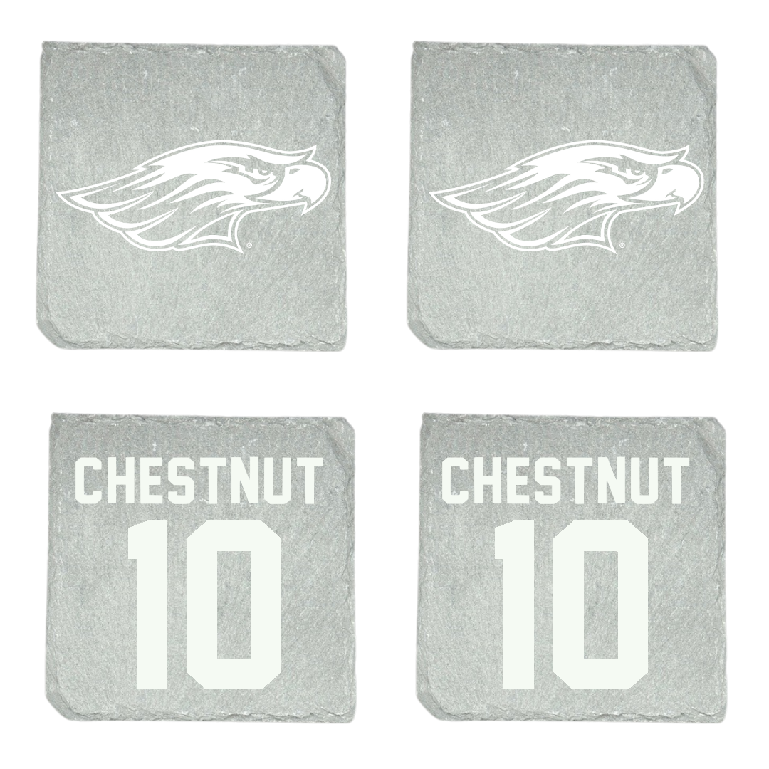 University of Wisconsin-Whitewater Basketball Stone Coaster (4 Pack)  - #10 Darius Chestnut