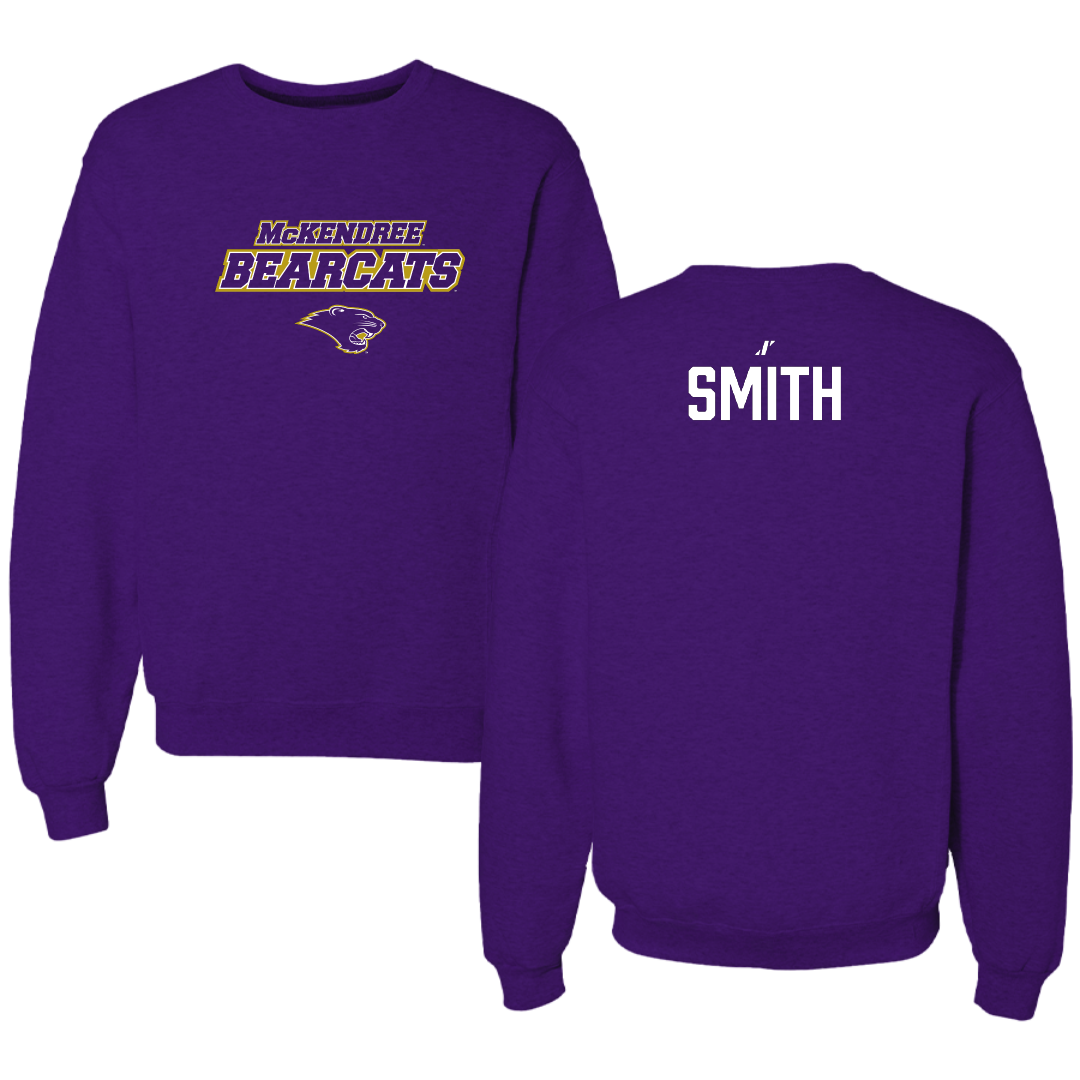 McKendree University Wrestling (W) Purple General Crewneck - Mariah Smith